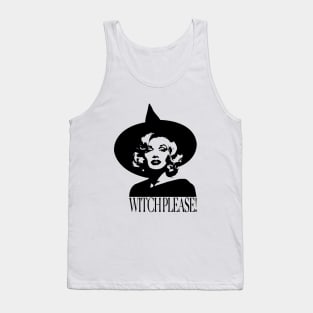 Marolyn Monroe Witch Please - Classic Quote Graphic Halloween Tank Top